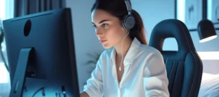 Advogado em São Paulo analisando telas de computador para processo de remoção de conteúdo ofensivo na internet.