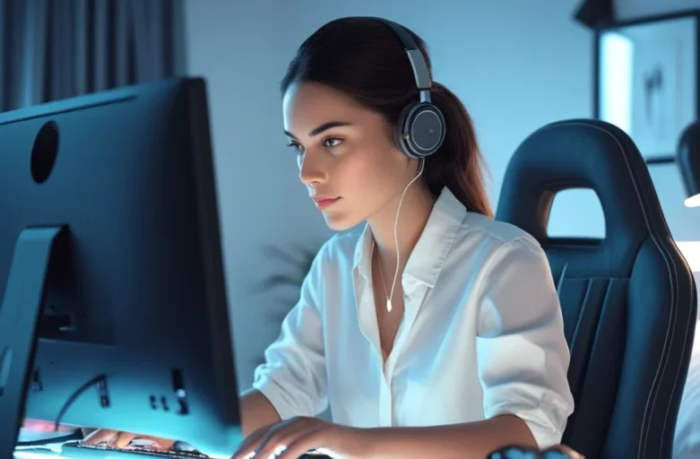 Advogado em São Paulo analisando telas de computador para processo de remoção de conteúdo ofensivo na internet.