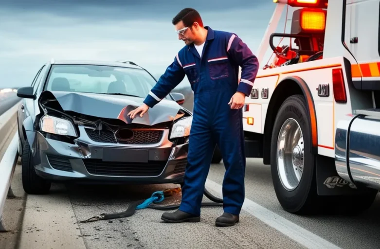 ilustração acidente de carro com terceiros que nao cooperam e orientacao juridica