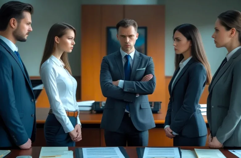 Advogado orientando trabalhador sobre como agir legalmente quando não recebe o pagamento no prazo ou de forma justa.
