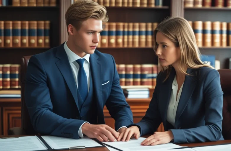 Documentação irregular em carros usados: quais riscos você corre Advogado especialista analisando documentos de um carro usado com documentação irregular, simbolizando os riscos jurídicos da compra.