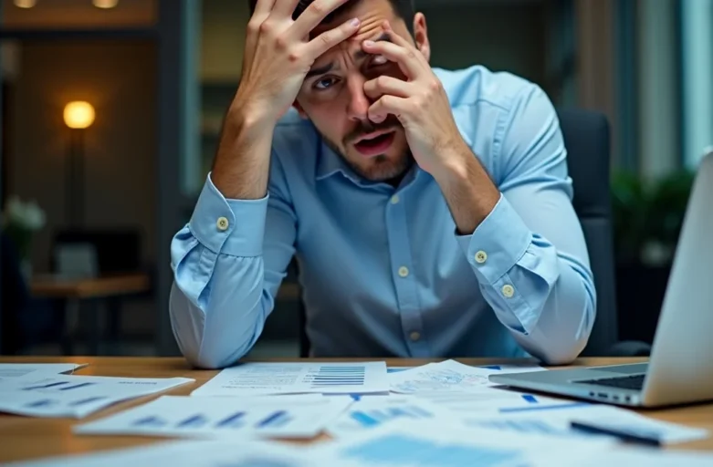 Documentos de contrato de compra e venda com carimbo de cancelado sobre uma mesa, simbolizando o distrato imobiliário por arrependimento.