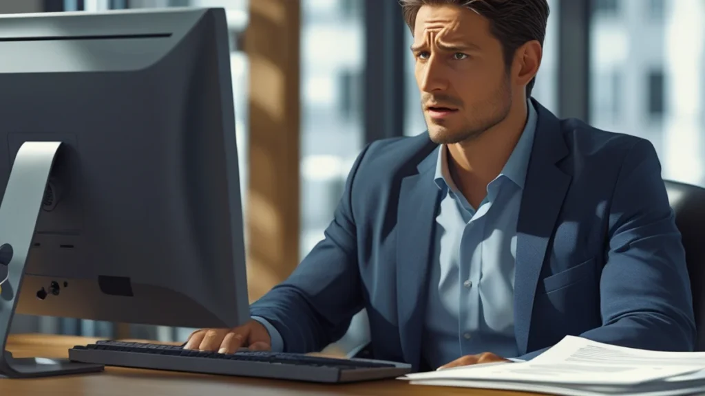 Mão digitando em um teclado com um cadeado virtual, simbolizando a segurança e a proteção dos direitos do consumidor contra fraudes em compras online.