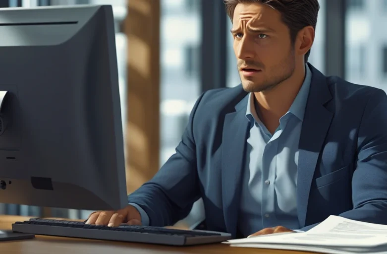 Sofri fraude em compra online — quais meus direitos como consumidor? Mão digitando em um teclado com um cadeado virtual, simbolizando a segurança e a proteção dos direitos do consumidor contra fraudes em compras online.