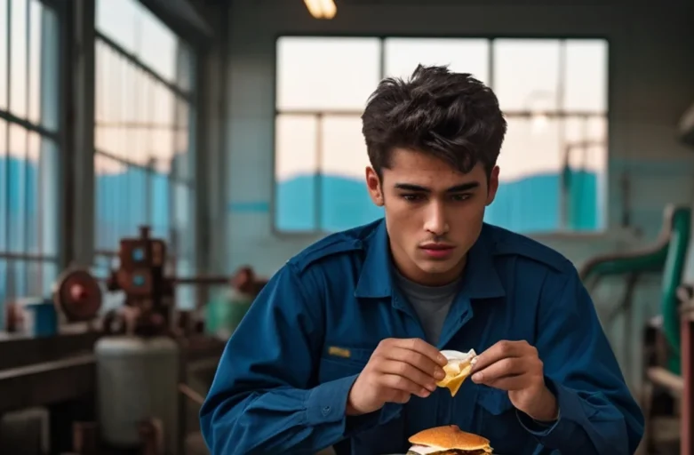Posso trabalhar sem intervalo de almoço? Entenda o que diz a CLT Foto de um profissional descansando durante o intervalo intrajornada, representando o direito ao almoço garantido pela CLT.