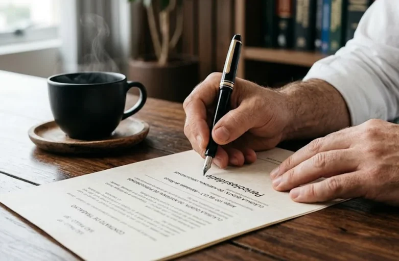 Advogado analisando contrato de trabalho sobre adicional de periculosidade para profissionais que trabalham na rua em São Paulo.