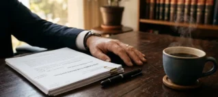 Mesa de escritório jurídico em São Paulo com documentos sobre o direito à cela especial e prerrogativas legais.